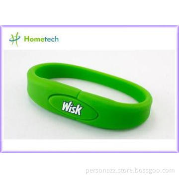 Silicon Wristband USB Flash Drive, USB 2.0 Wristband USB Me
